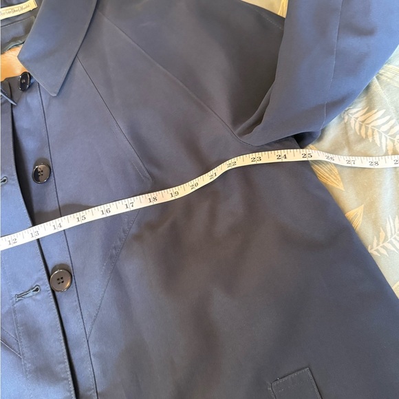 Vintage Classic Misty Harbor Men's Navy Trench Coat - Picture 5 of 8